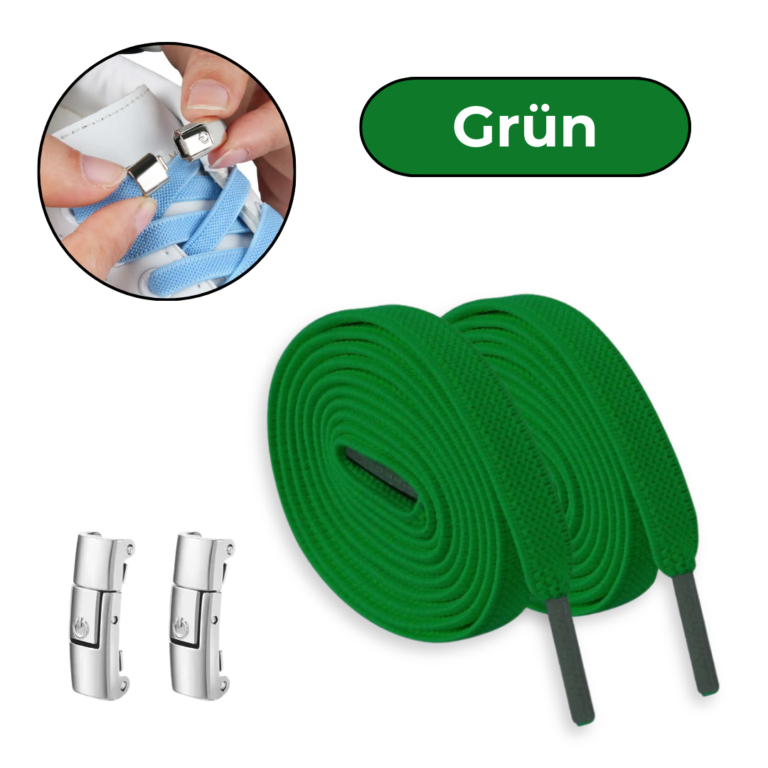 Schuhding "easy-click" Elastische Schnürsenkel mit 8mm Breite