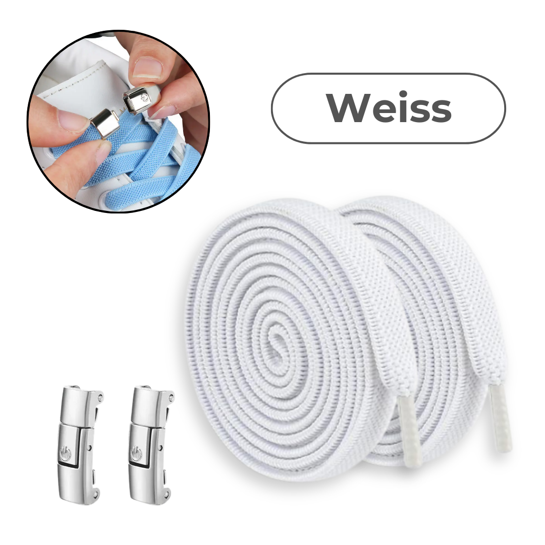 Schuhding "easy-click" Elastische Schnürsenkel mit 8mm Breite